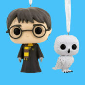 Set of Harry and Hedwig Funko POP! Hallmark Harry Potter Mystery Ornaments...