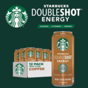 12-Pack Starbucks Doubleshot Energy Coffee Drink as low as $19.50 After...