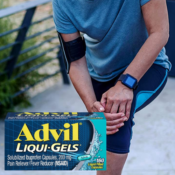 160-Count Advil Liqui-Gels Pain Reliever and Fever Reducer Capsules as...