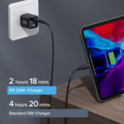 20W PD 3.0 USB-C Wall Charger $6.50 After Coupon (Reg. $13) - FAB Ratings!...