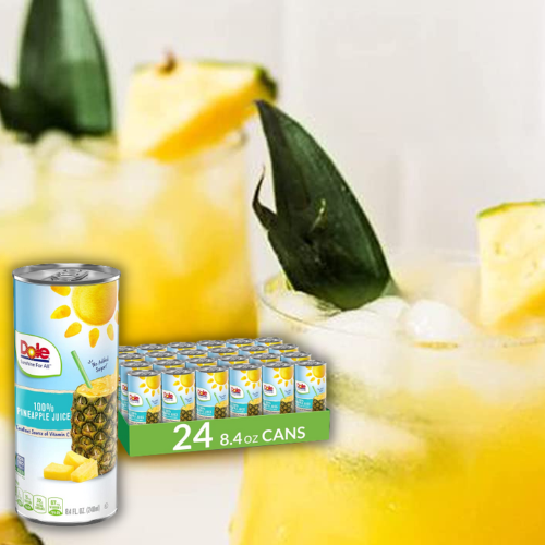 Dole 24Pack 100 Pineapple Juice with Added Vitamin C as low as 10.49