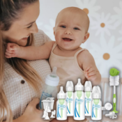 38-Piece Dr. Brown's All-in-One Anti-Colic Newborn Bottle Gift Set $27.99...