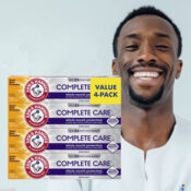 4-Pack Arm & Hammer Complete Care Toothpaste, Fresh Mint Flavor as...