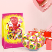 40-Count Sour Patch Kids Original & Watermelon Valentine Candy Snack Pack...