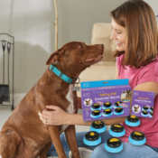 6-Piece Pre-Recorded Speech Buttons for Dogs $23.79 (Reg. $40) - $3.97/button,...