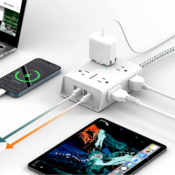8-Outlet Power Strip w/ 4 USB Ports (1 USB-C) $13.19 After Code (Reg. $27)...