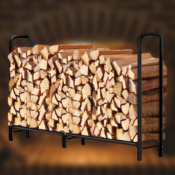 8 ft Outdoor Fire Wood Log Rack $38.73 After Code (Reg. $82) + Free Shipping...