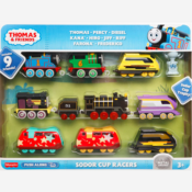 9-Piece Thomas & Friends ​Fisher-Price Sodor Cup Racers Die-Cast...