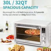 Air Fryer Toaster Oven Combo $99.99 After Coupon (Reg. $200) + Free Shipping...