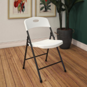 CoscoProducts 4-Pack Solid Resin Folding Chair $83.90 Shipped Free (Reg....