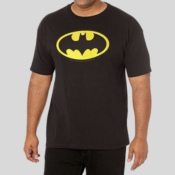DC Comics Men's Batman Basic Logo T-Shirt $8.98 (Reg. $18)