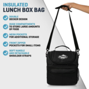 Insulated Lunch Box Tote Bag $8.99 After Coupon (Reg. $18) - 1K+ FAB Ratings!...
