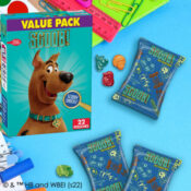 FOUR Boxes of 22-Count Scooby Doo Fruit Flavored Snacks Treat Pouches as...