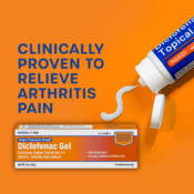 FOUR Tubes of HealthCareAisle Diclofenac Gel Arthritis Pain Relief, 1.76...