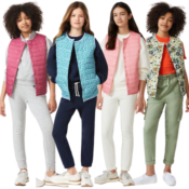 Free Assembly Girls Print Packable Vest $6 (Reg. $22) - 4 Colors - Sizes...
