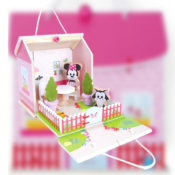 Just Play 8-Piece Minnie Mouse Carry Along House w/ Minnie Mouse &...