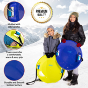 Saucer Sled with Foam Grips & Pull Cord Straps $9.99 (Reg. $24.29)...