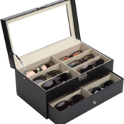 Organize your sunglasses with this Sunglasses Organizer with 12 Compartments...
