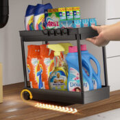 Under Sink Organizer with Hooks $9.59 After Coupon (Reg. $20) - 2 Colors,...