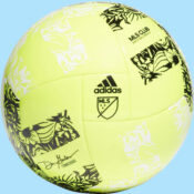 adidas Unisex-Adult MLS Club Soccer Ball - Size 5 $11.59 (Reg. $20)