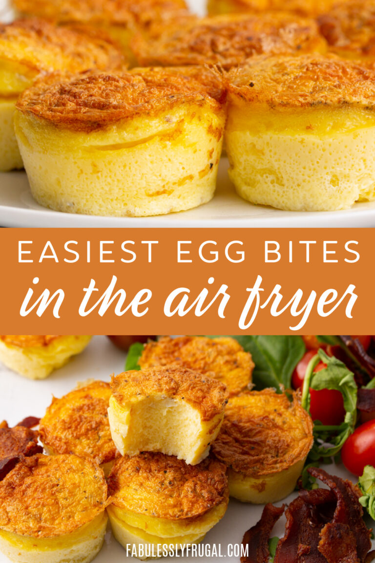 Easy Egg Bites Air Fryer Recipe Fabulessly Frugal