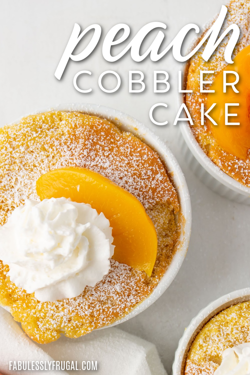 peach cobbler cake