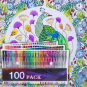100-Piece Coloring Gel Pens Set as low as $14.39 Shipped Free (Reg. $16)...