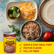 Old El Paso Traditional Refried Beans,12-Count as low as $13.93 (Reg. $37)...