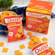 12-Count Quest Nutrition Cheddar Blast Cheese Crackers as low as $16.15...