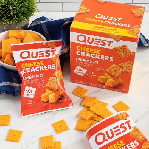 12Count Quest Nutrition Cheddar Blast Cheese Crackers as low as 16.15 After Coupon (Reg. 50