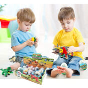 12-Pack Dinosaur Egg Building Blocks Toys $9.99 (Reg. $28) - Suitable for...