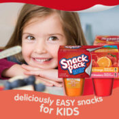 4-Count Snack Pack Juicy Gels Strawberry & Orange Cups as low as $1.06...