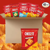 42-Count Cheez-It Cheese Baked Crackers Variety Pack as low as $13.64 After...