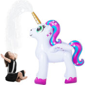 5.3-Feet Inflatable Unicorn Yard Sprinkler $16.99 (Reg. $32) - FAB Ratings!