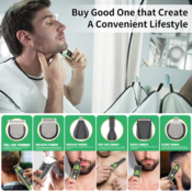 11-in-One Electric Beard Trimmer & Groomer $30 After Coupon (Reg. $70)...