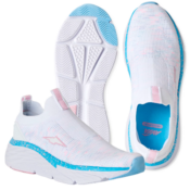 Avia Women's Slip-on Athletic Sneaker (White/Blue) $10 (Reg. $20) - Size...