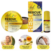 3-Pack Bach Rescue Travel Stress & Sleep Bundle $13.42 After Coupon...