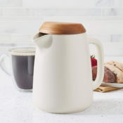 BonJour Wayfarer Ceramic Coffee Pot, 34 Oz $26.91 Shipped Free (Reg. $50)