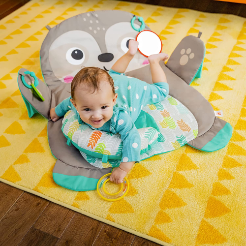 Bright Starts Tummy Time Prop & Play Baby Activity Mat $17.98 (Reg. $29 ...