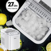 Countertop Portable Ice Maker with Handle $62.13 After Coupon (Reg. $102.13)...