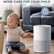 Breathe fresh air, especially at night with HEPA Air Purifiers for Large...