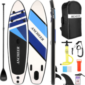 Get ready for your next adventure on this Inflatable Stand Up Paddle Board...