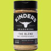 Kinder's The Blend Pepper and Garlic Seasoning Salt, 10.5oz $4.24 (Reg....