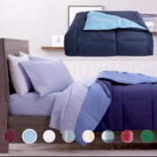 Martha Stewart Essentials Reversible Down-Alternative Comforters $20 (Reg....