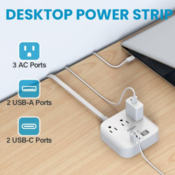 Mifaso 3 Outlets + 4 USB Ports Power Strip $12.77 After Coupon + Code (Reg....