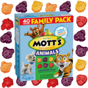 Mott’s Animals Assorted Fruit Flavored 40-Count Snacks as low as $4.30/Box...