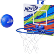 Today Only! NERF Nerfoop The Classic Mini Foam Basketball and Hoop $6.99...