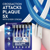 6-Pack Oral-B CrossAction All In One Soft Toothbrushes as low as $10.29...