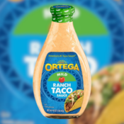 Ortega Flavor Craver Taco Ranch Sauce, 16 Oz as low as $4.23 Shipped Free...