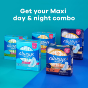 Save BIG on Always Maxi Feminine Pads from as low as $6.95 After Coupon...